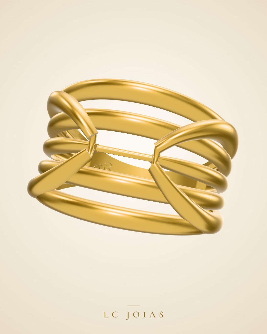 Anel 7542 an em ouro
