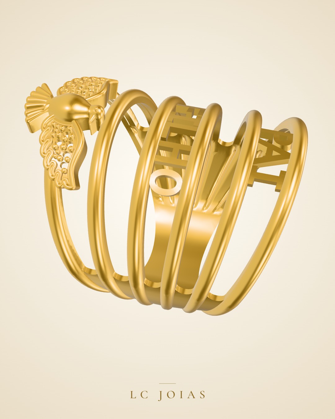 Anel 6880 an em ouro