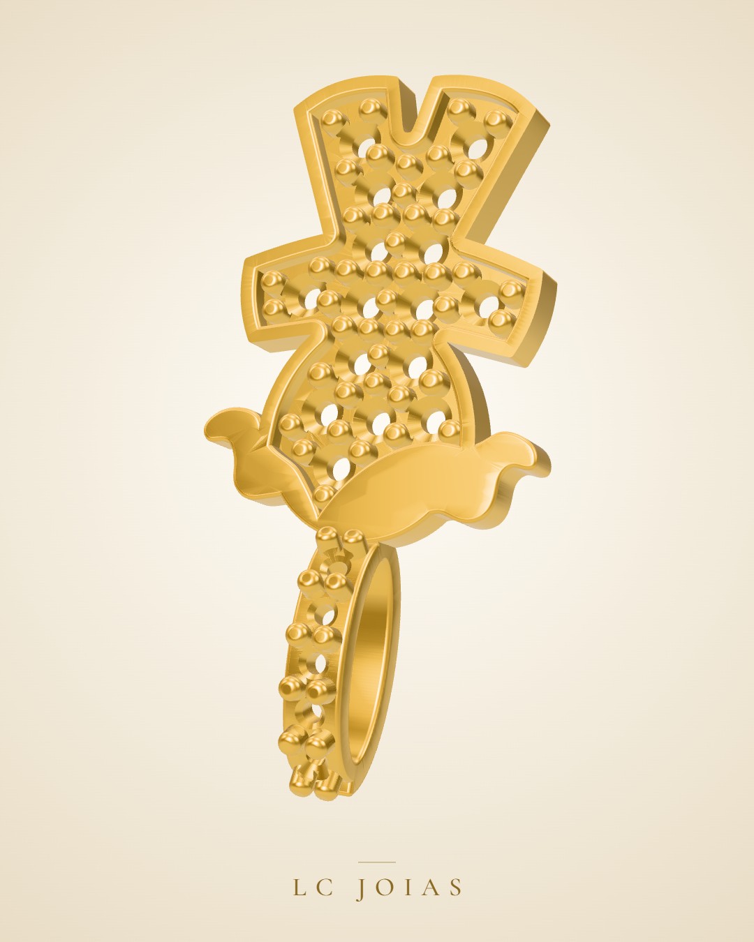 Pingente 1087 pg menina em ouro