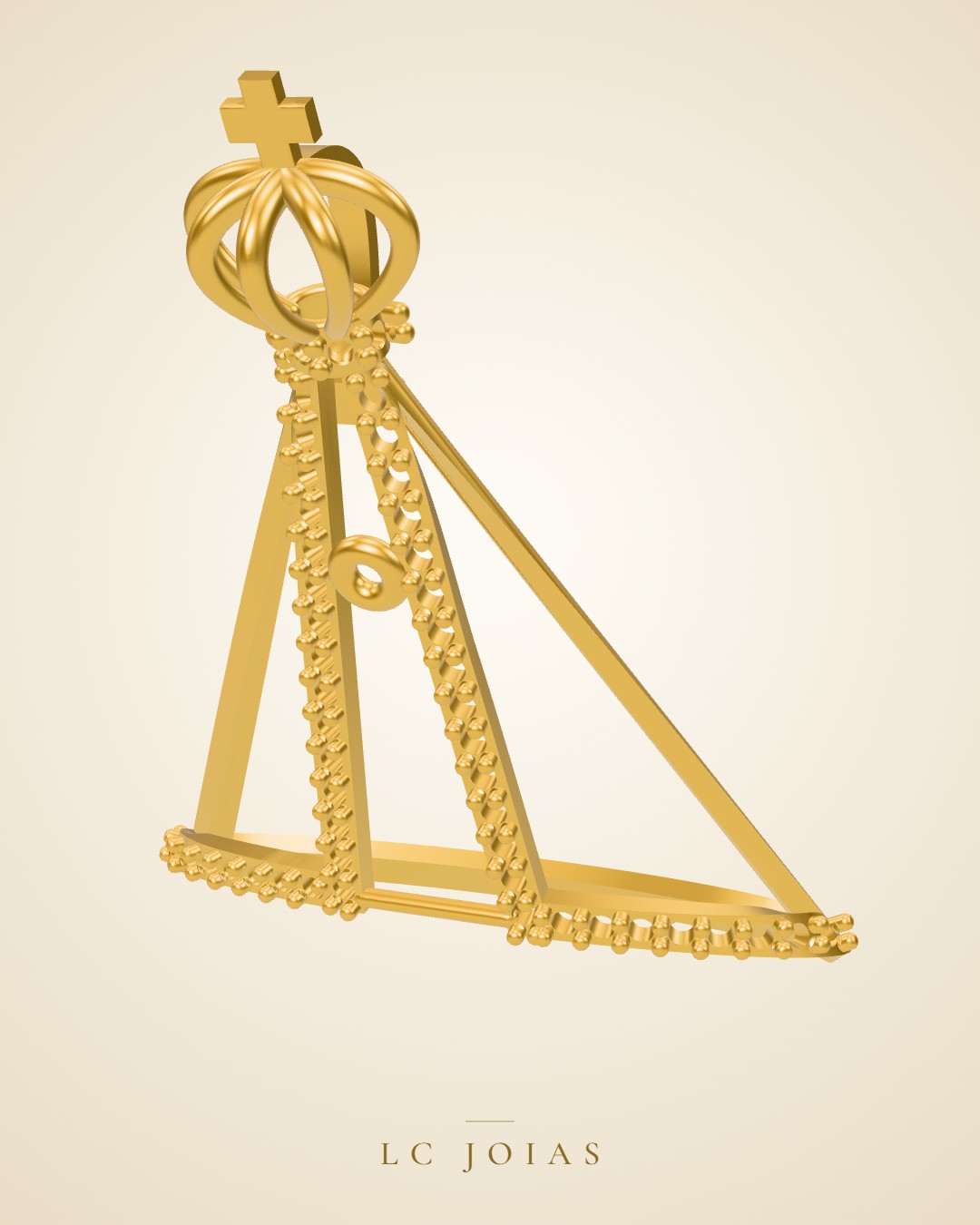 Pingente 8387 pg em ouro
