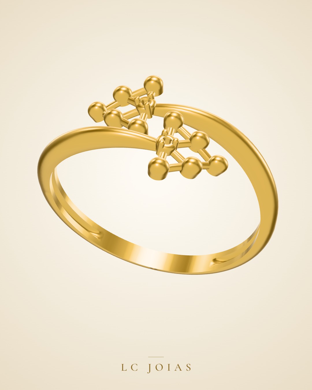Anel 6891 an em ouro