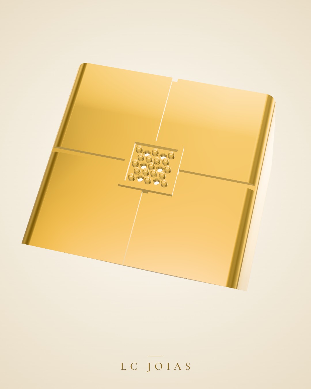 Anel 8128 an em ouro