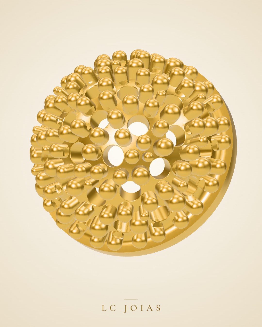 Pulseira 7659 pul 7mm 2 em ouro