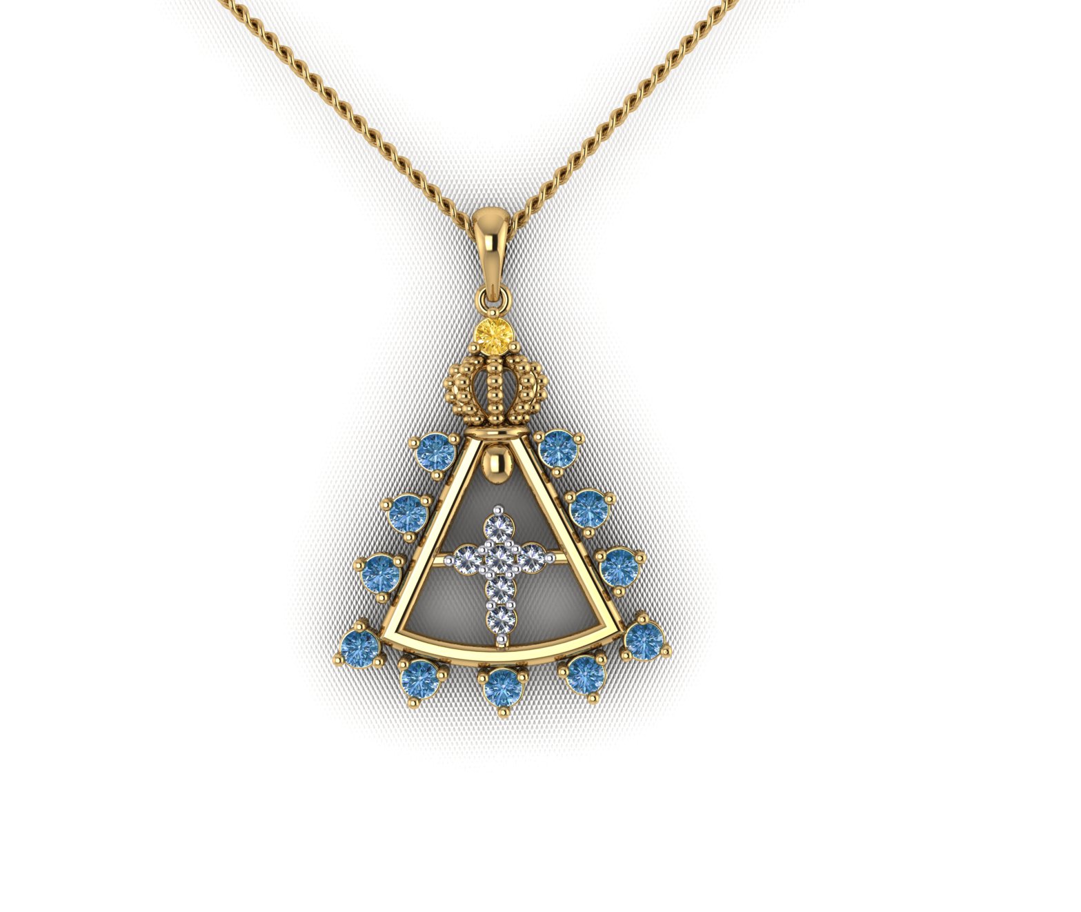 Pingente 8677 pg em ouro