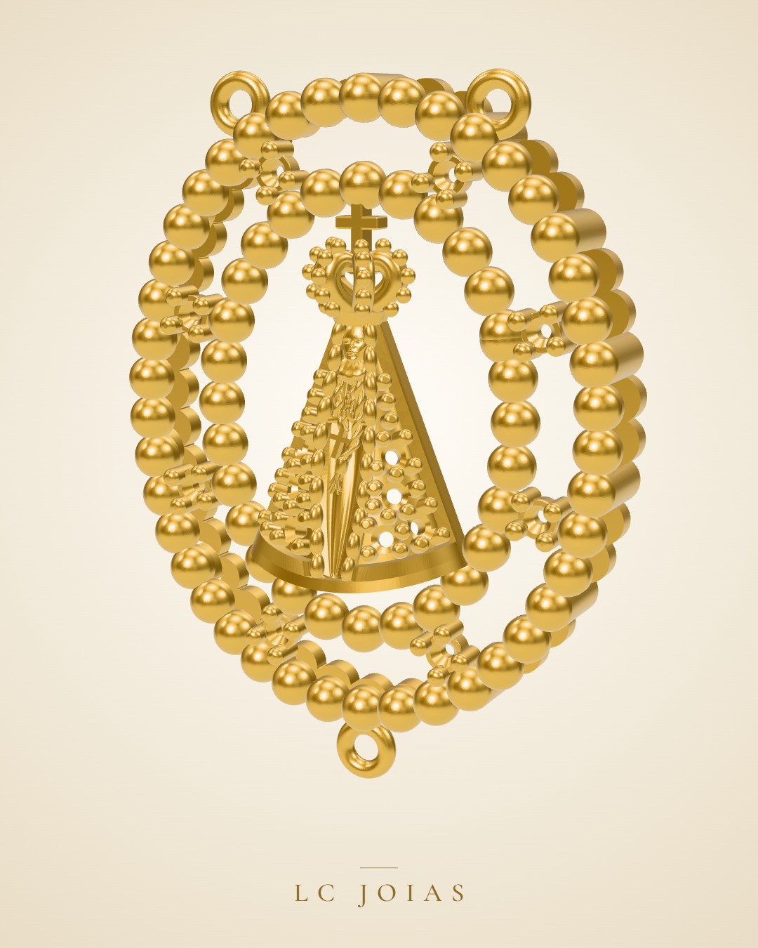 Pingente 7312 pg em ouro