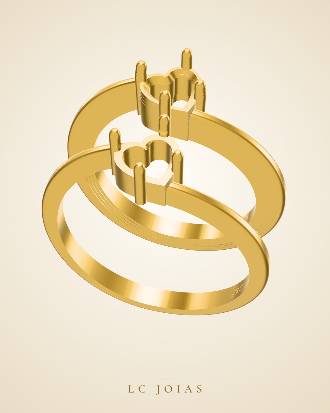 Anel ag 2217 an em ouro