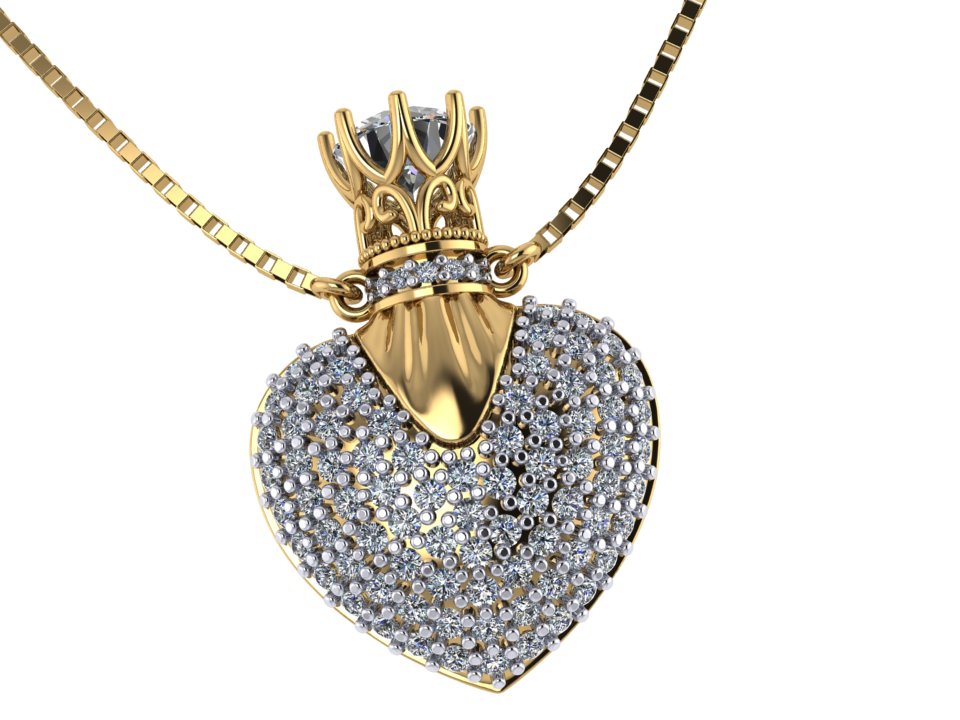 Pingente 1061z pg em ouro