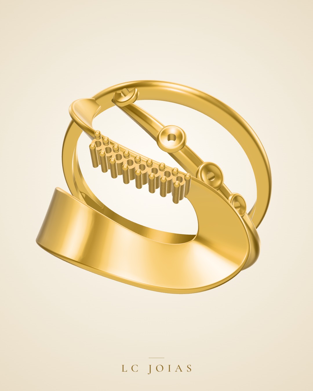Anel 8089 an em ouro