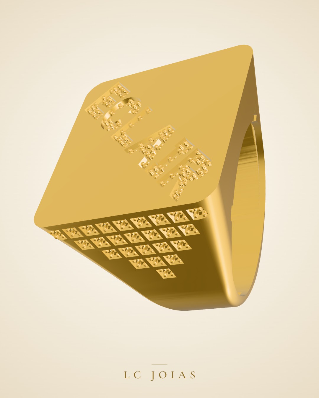 Anel 7455 an eclair em ouro