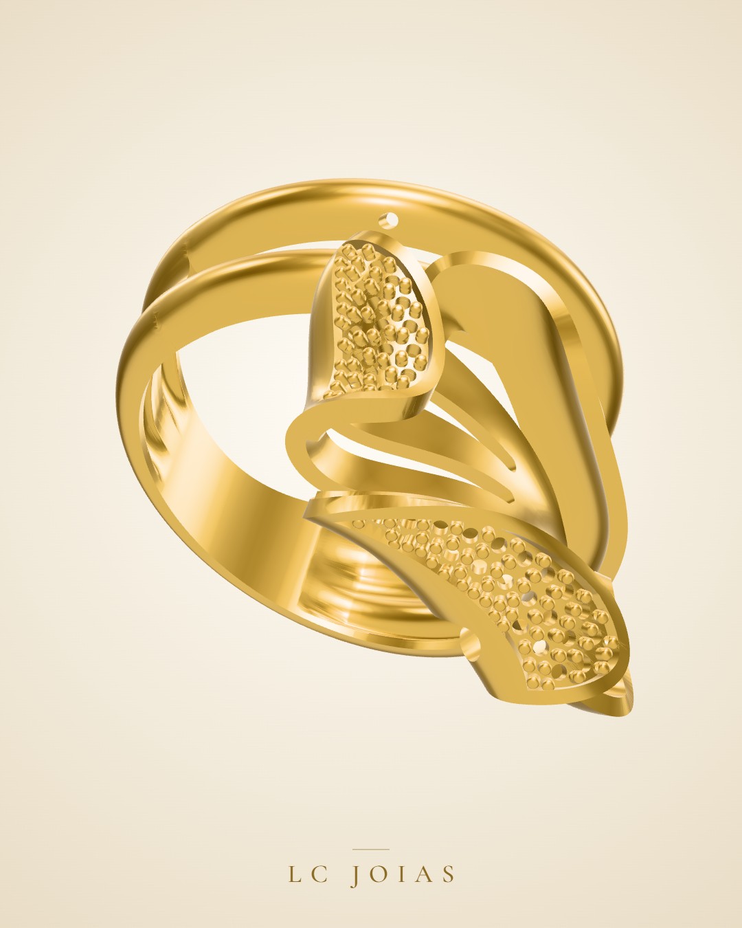 Anel 6229an em ouro