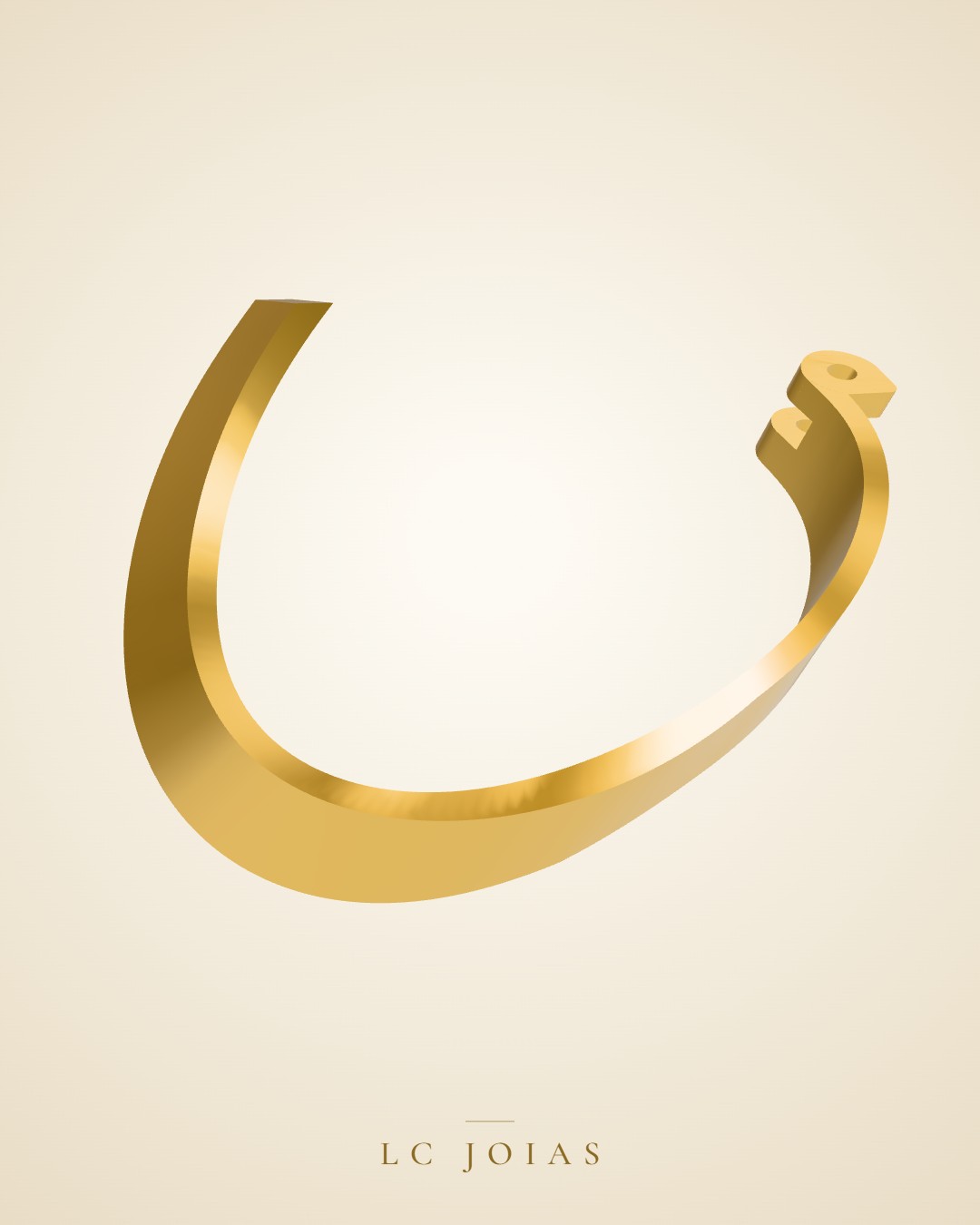 Brinco 7637 br c espelho1 em ouro
