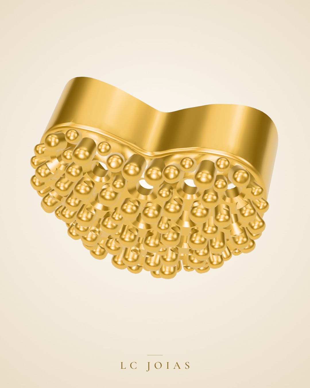 Anel 0724 z an em ouro