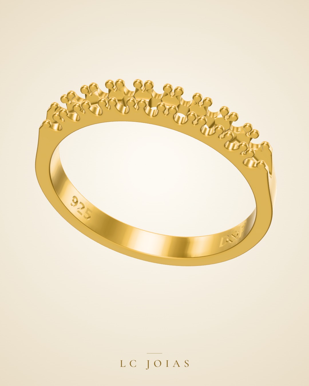 Anel ag 2109 an n16 em ouro