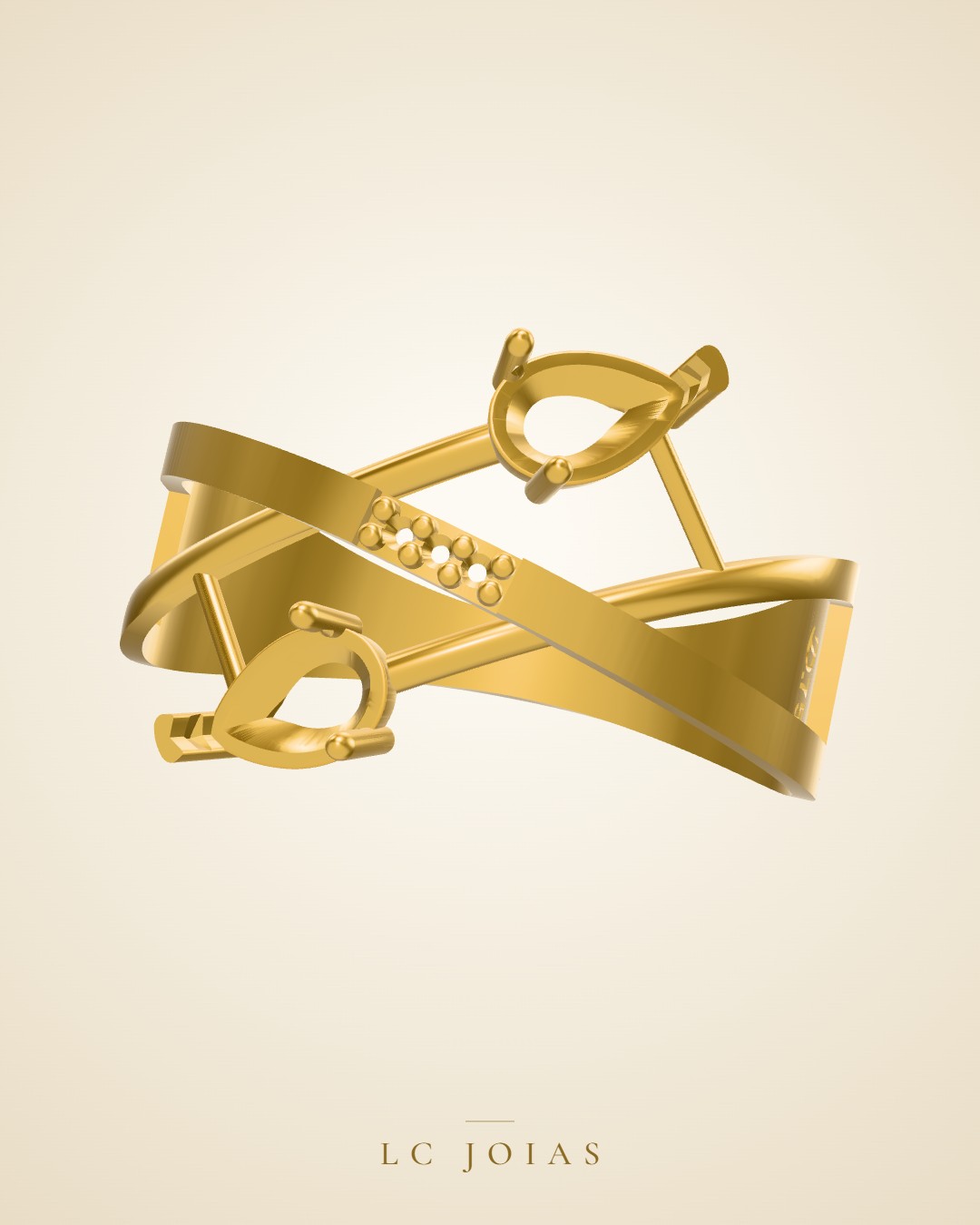 Anel 6904 an em ouro