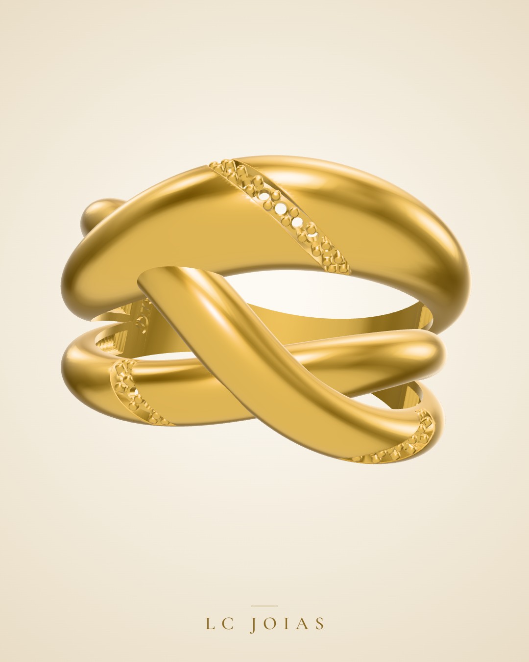 Anel 7538 an em ouro