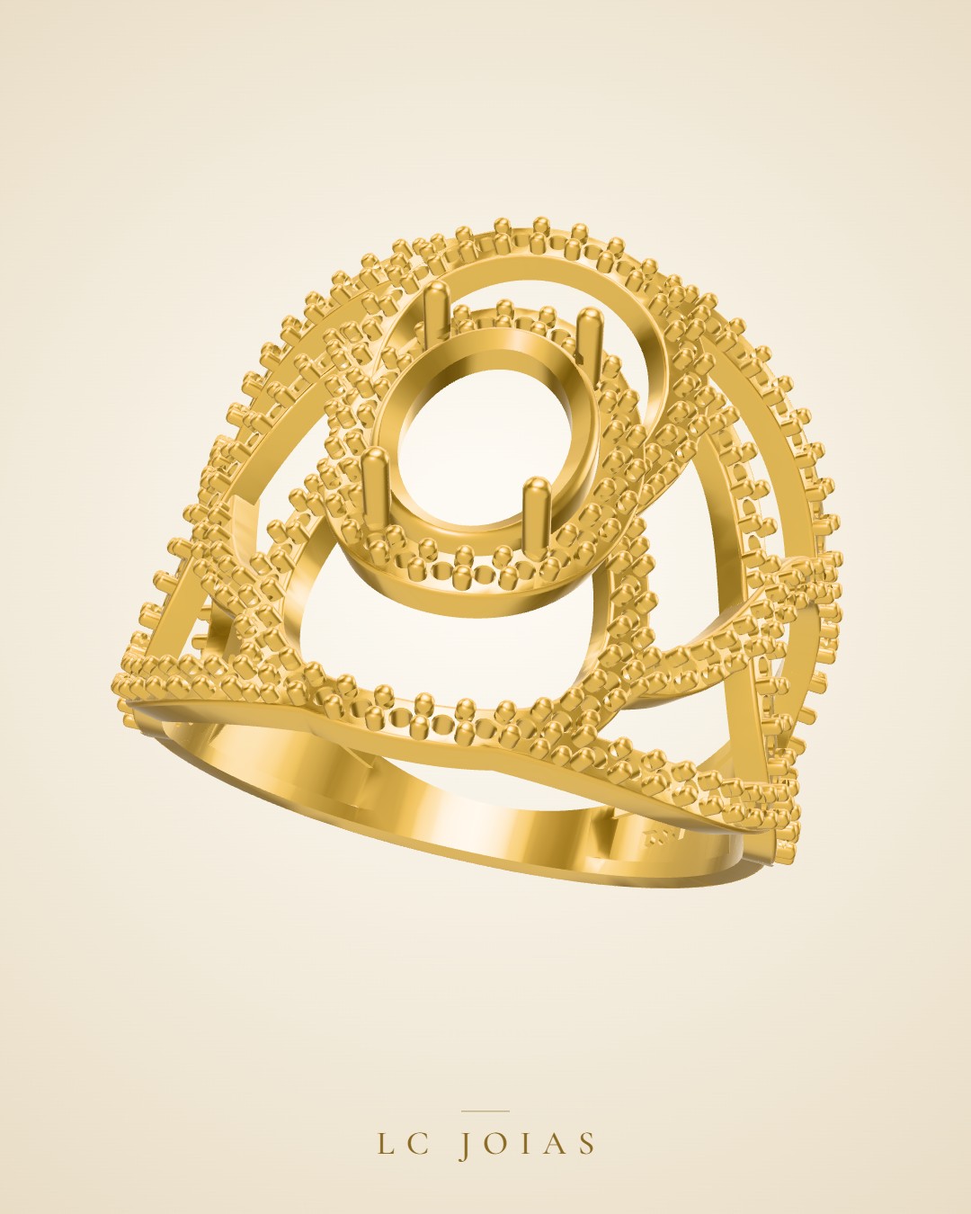 Anel 641 an em ouro