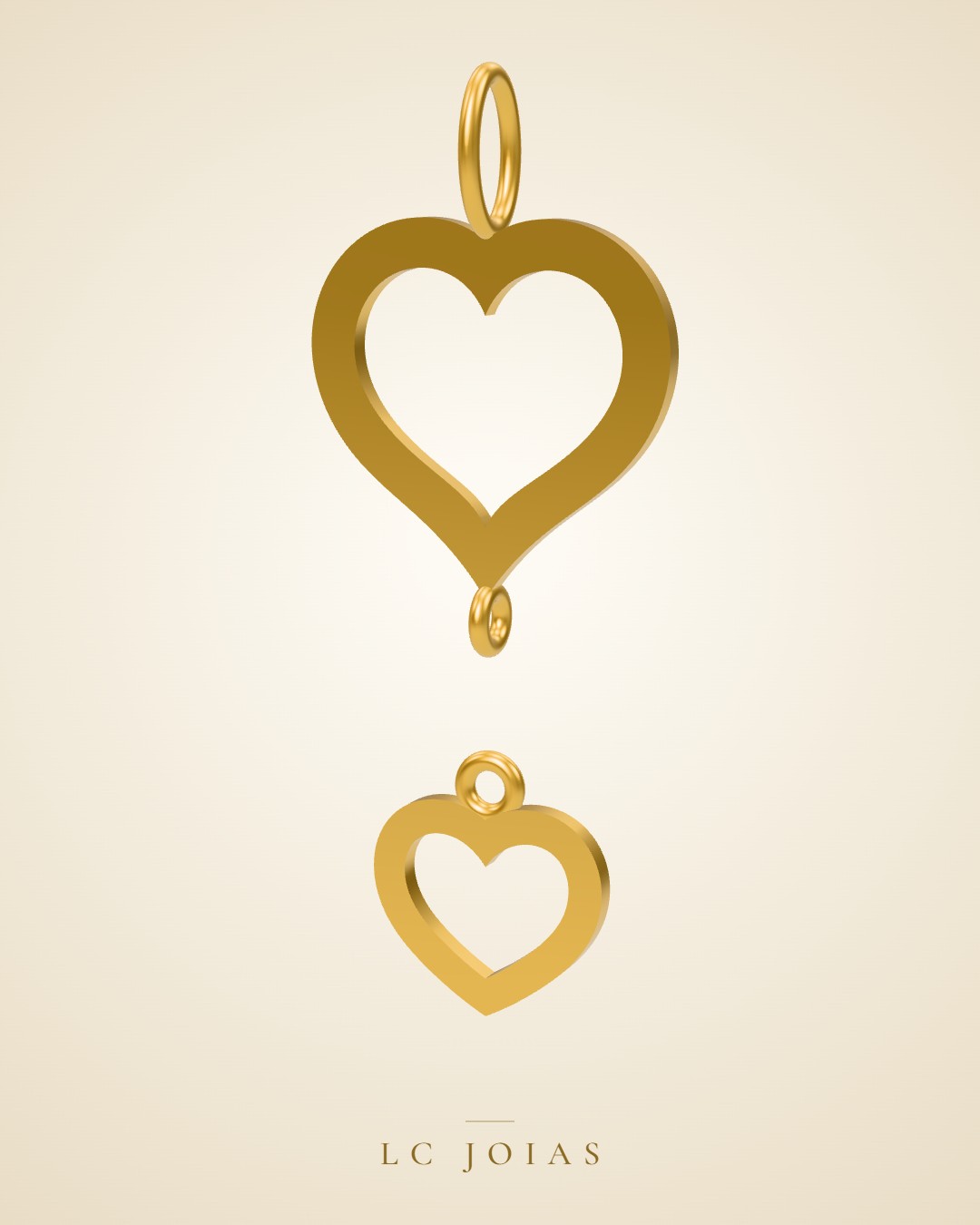Pingente 6862 pg em ouro