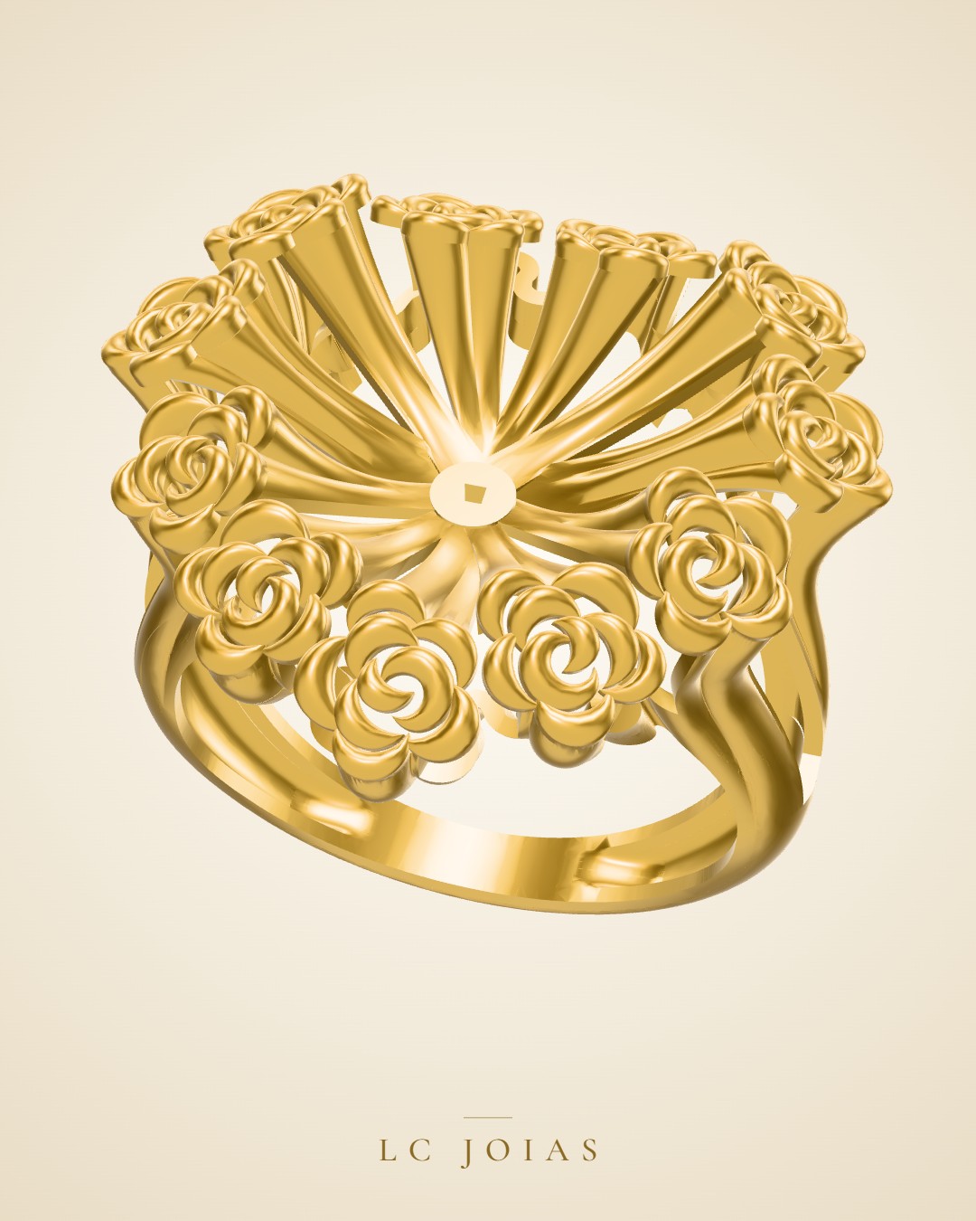 Anel 7105 an em ouro