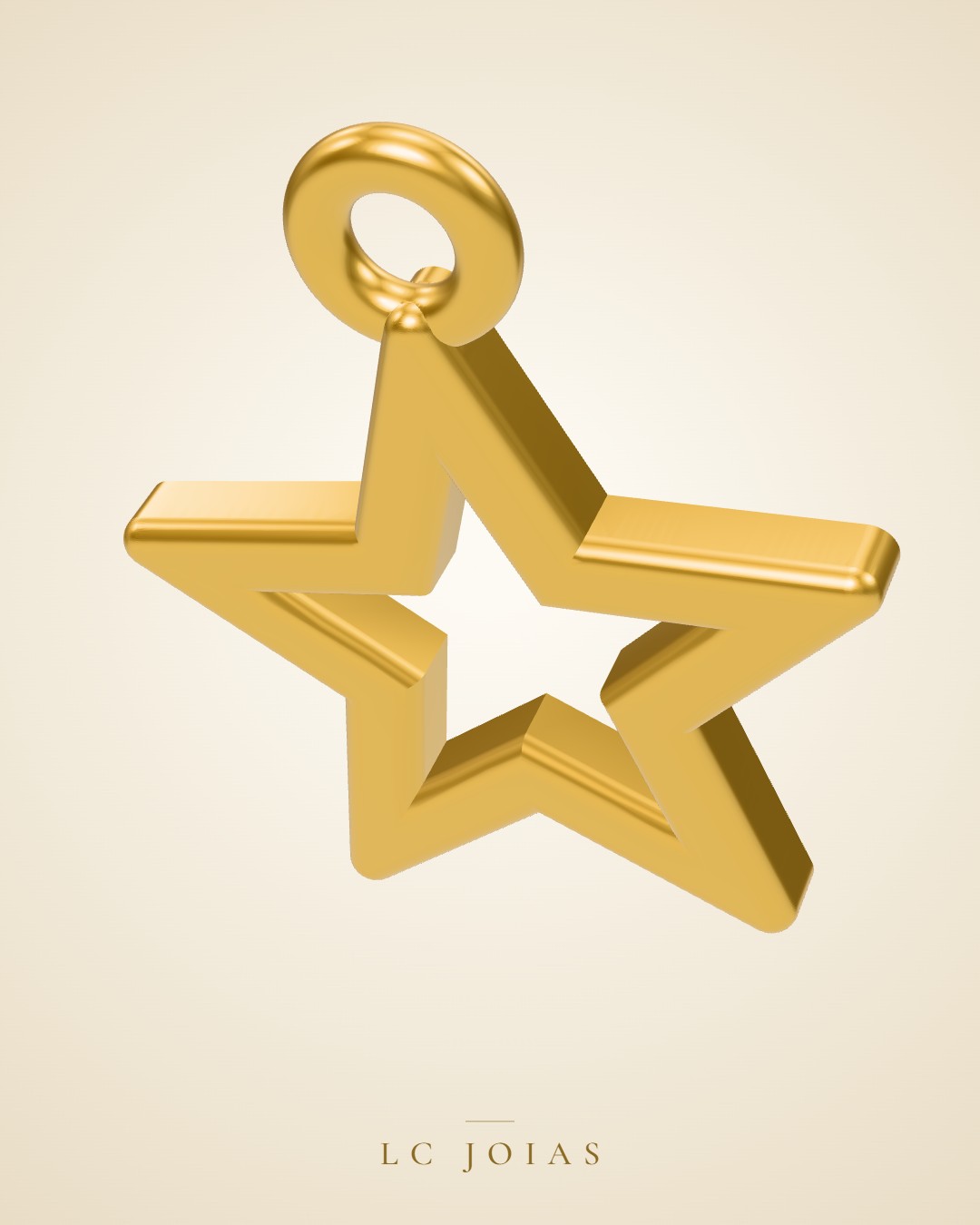 Brinco 7177 br 01 em ouro