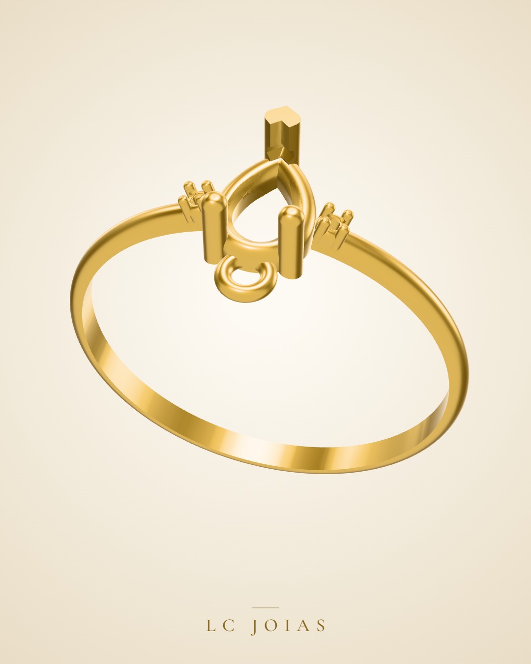 Anel 7304 an g em ouro