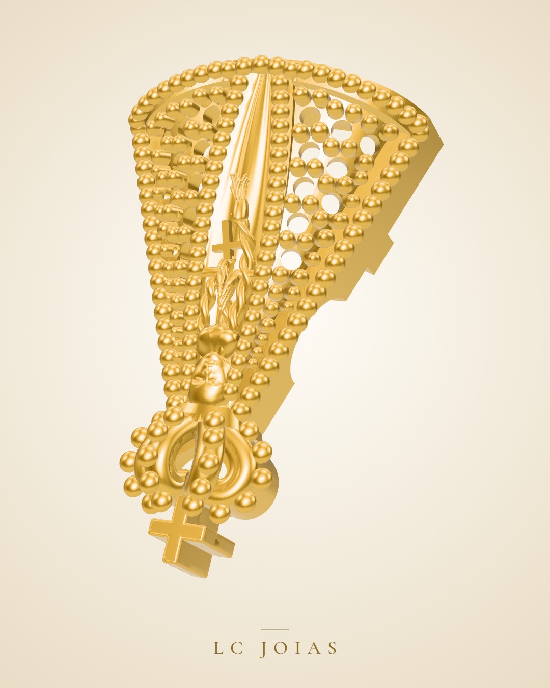 Berloque 1120 z ber c em ouro