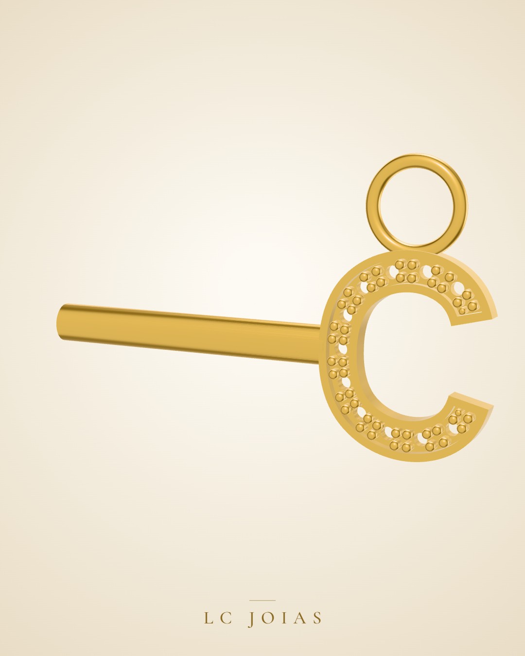 Pingente 8175 pg c em ouro