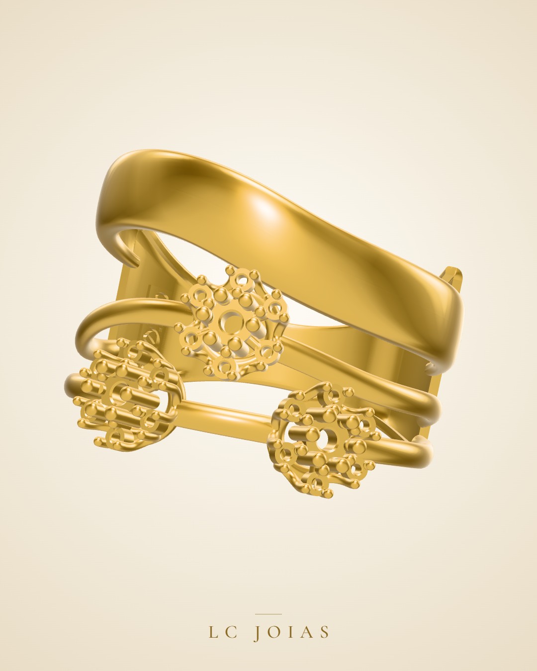 Anel 7863 an em ouro
