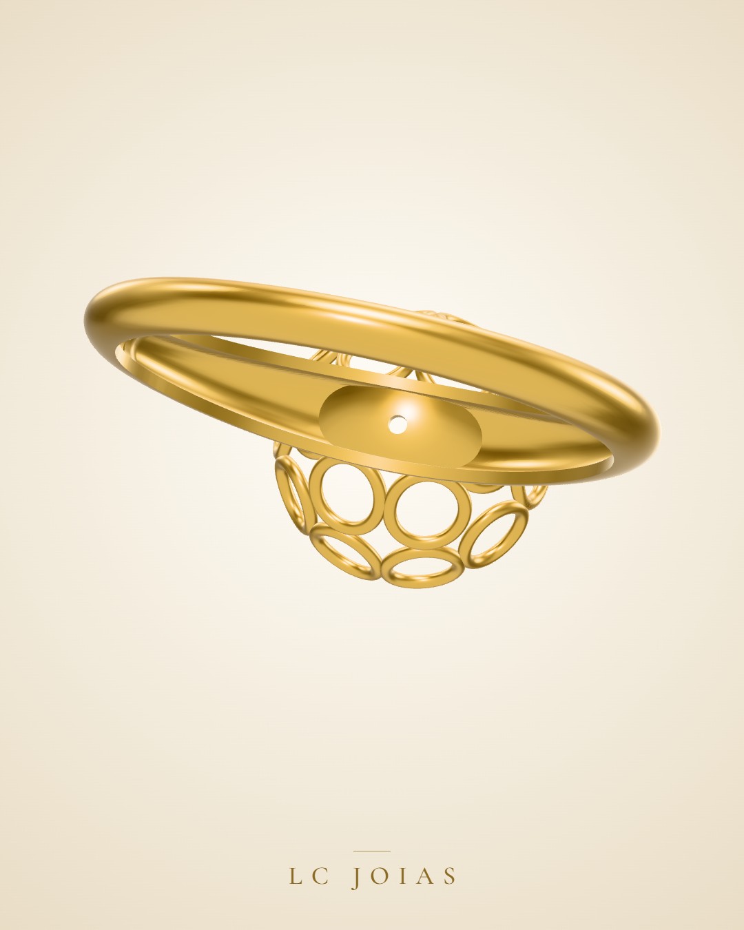 Anel 7644 an b em ouro