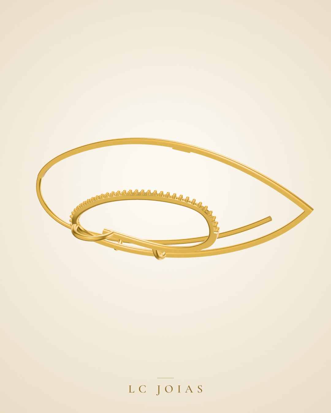 Brinco 8268 br a em ouro