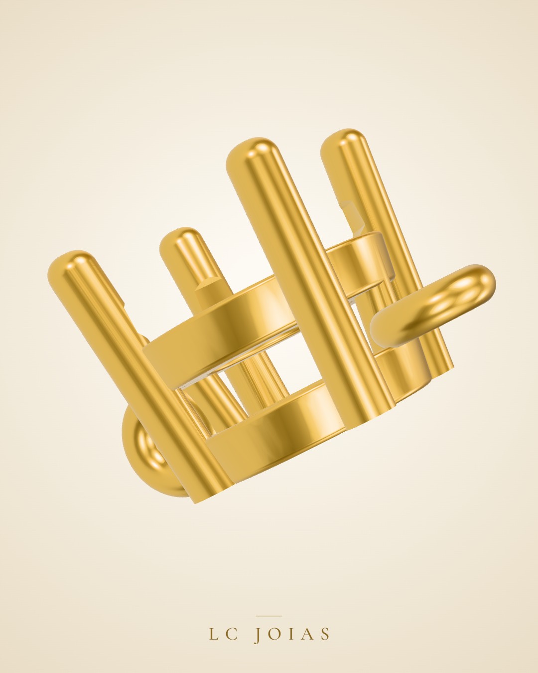 Pingente 7468 pg 4 mm em ouro