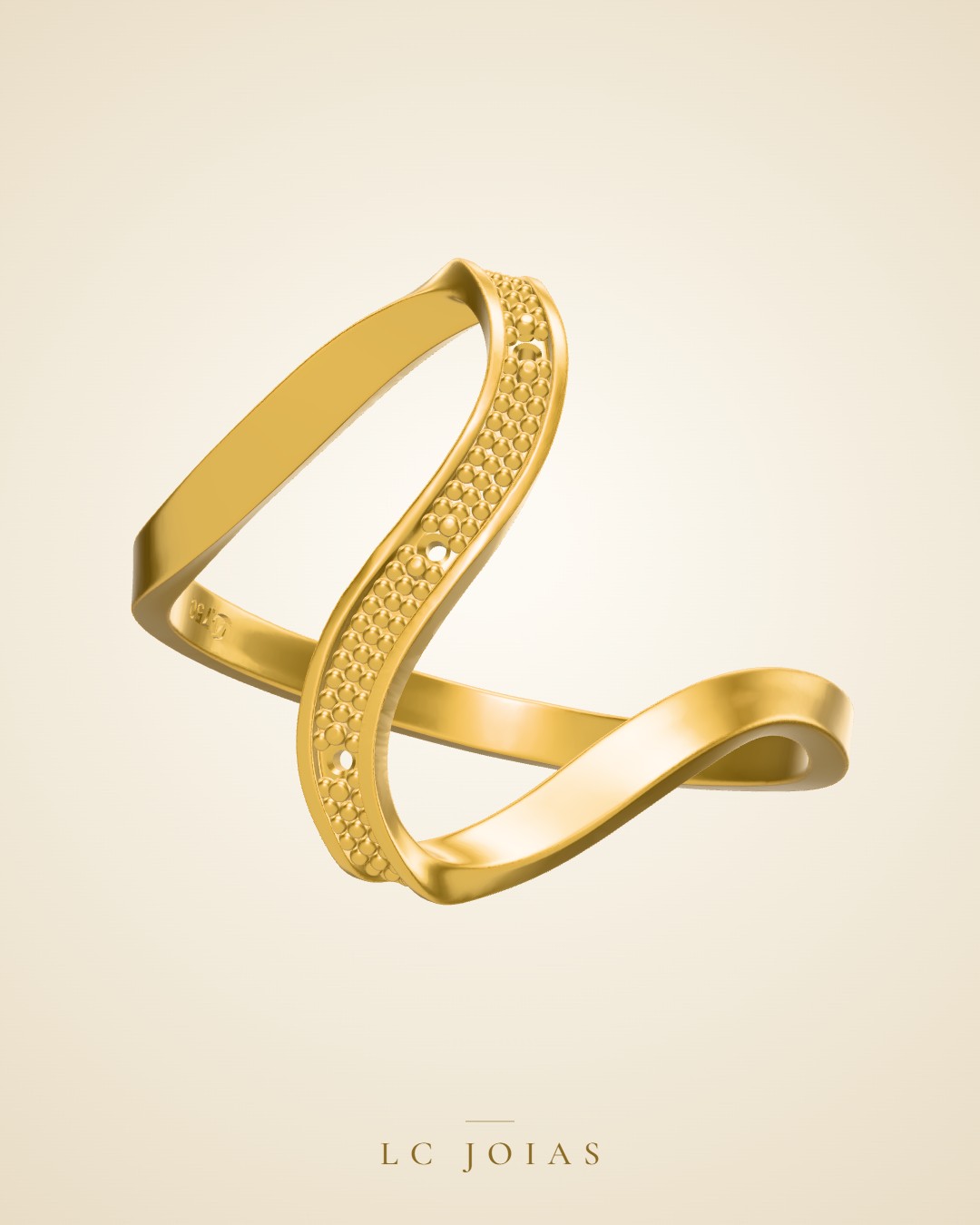 Anel 7044 an em ouro