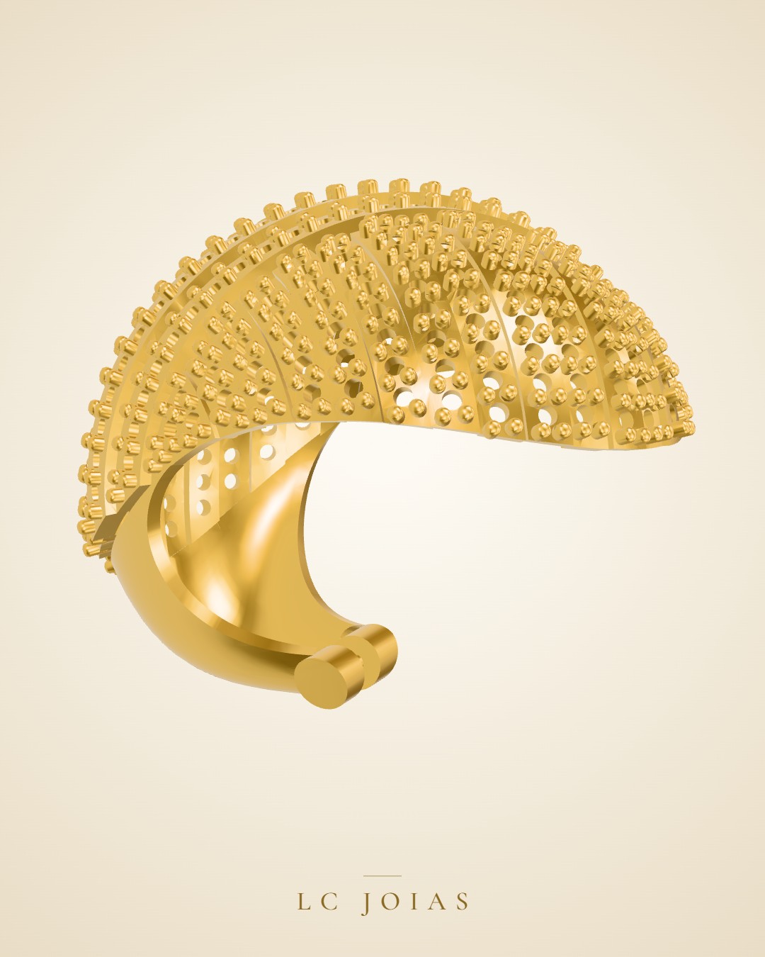 Brinco 6210br em ouro