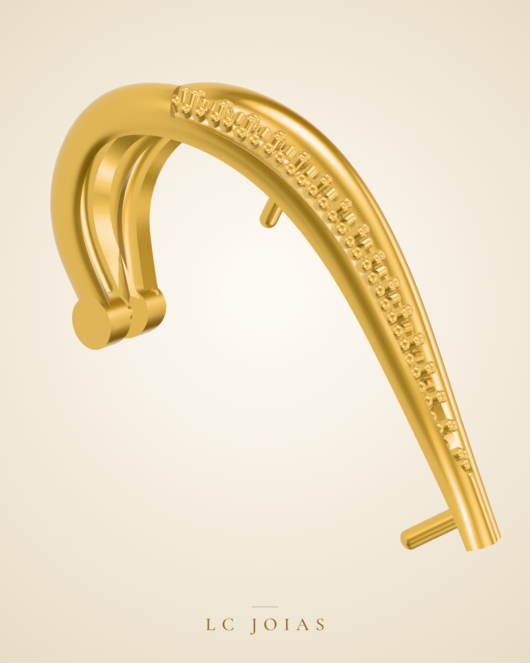 Brinco mirrored copy of 6225br em ouro