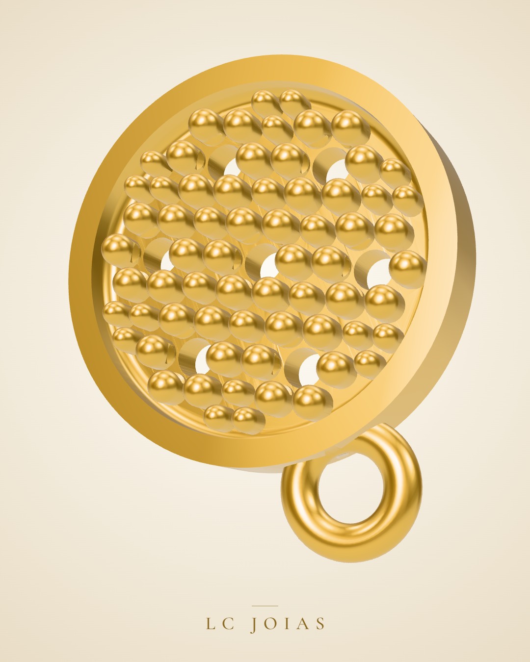 Pingente 7697 pg 2 em ouro