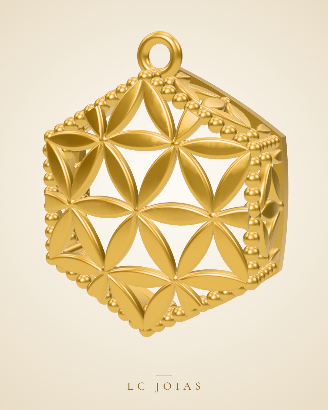 Pingente 1343 z pg p em ouro