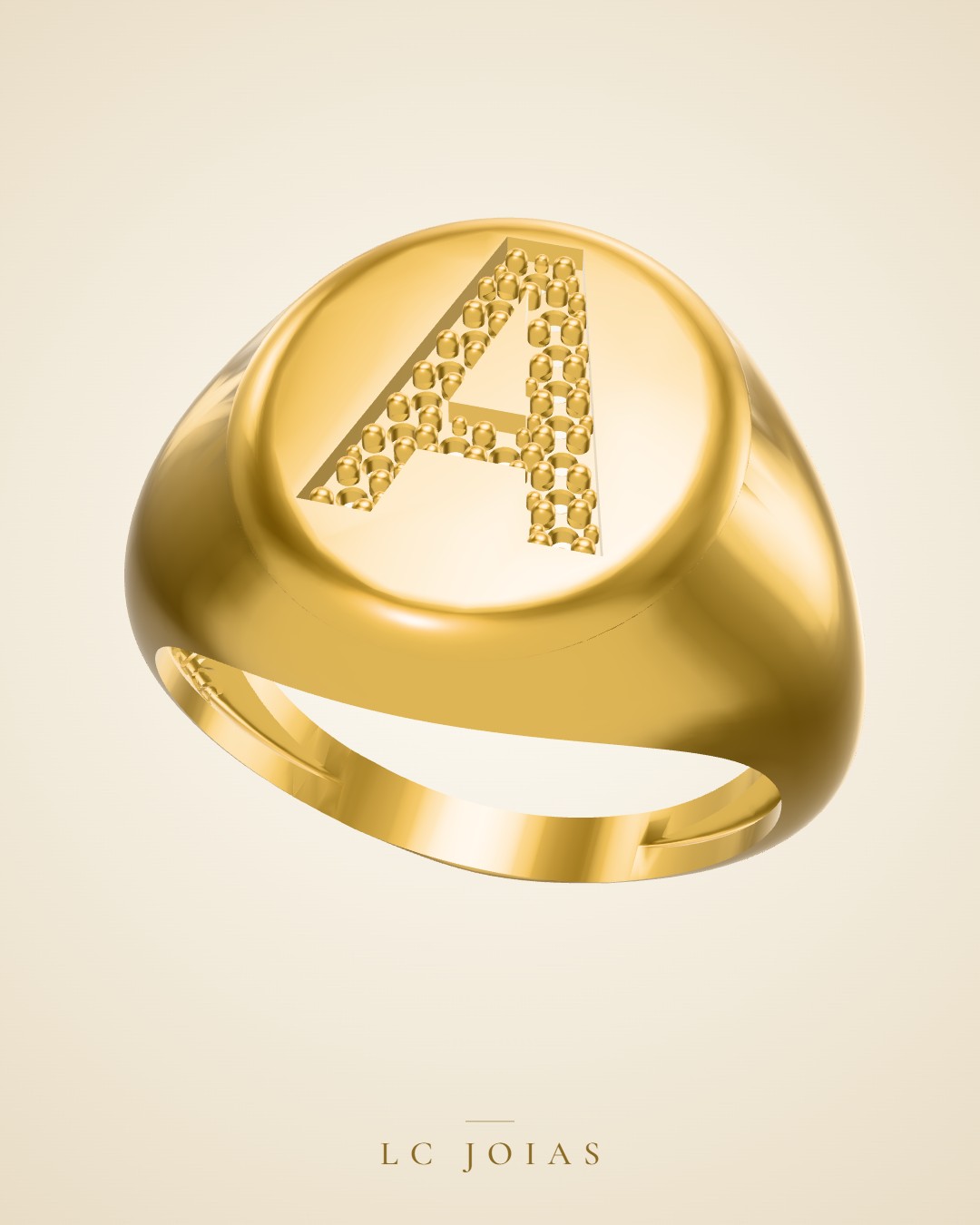 Anel 2104 an em ouro
