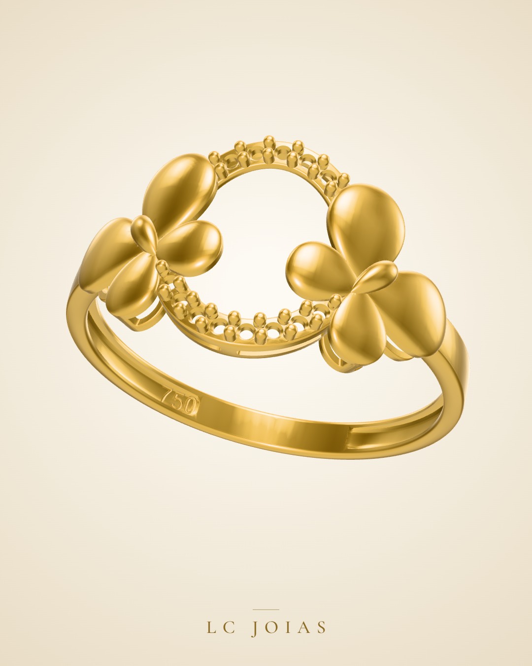 Anel d 0033 an 15 s em ouro