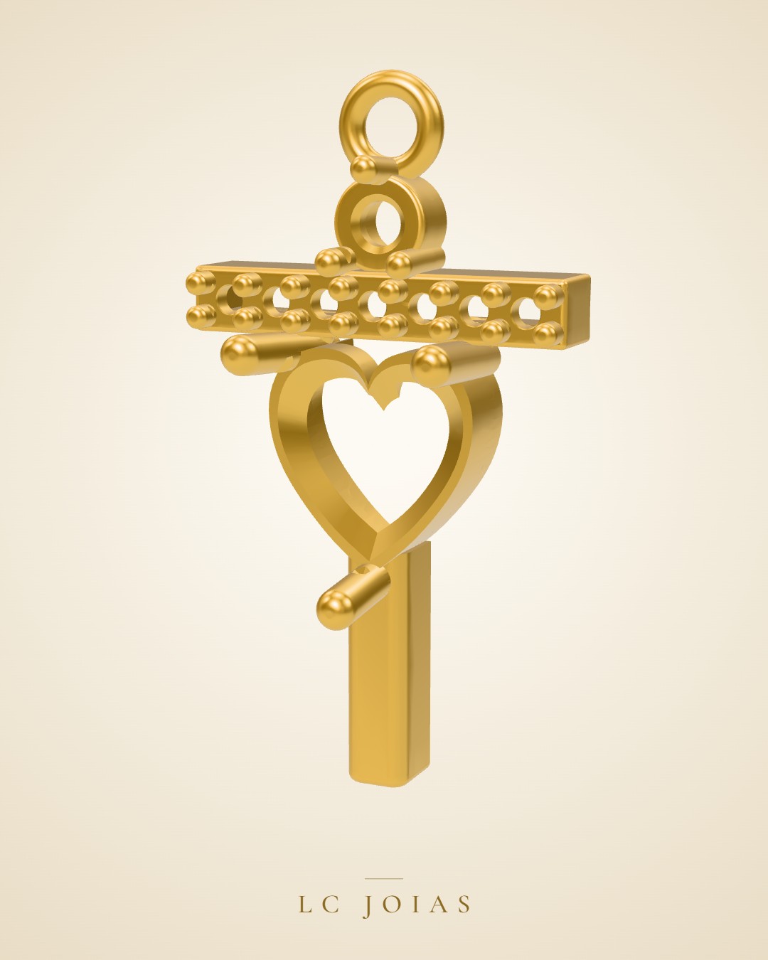 Pingente 8695 pg em ouro