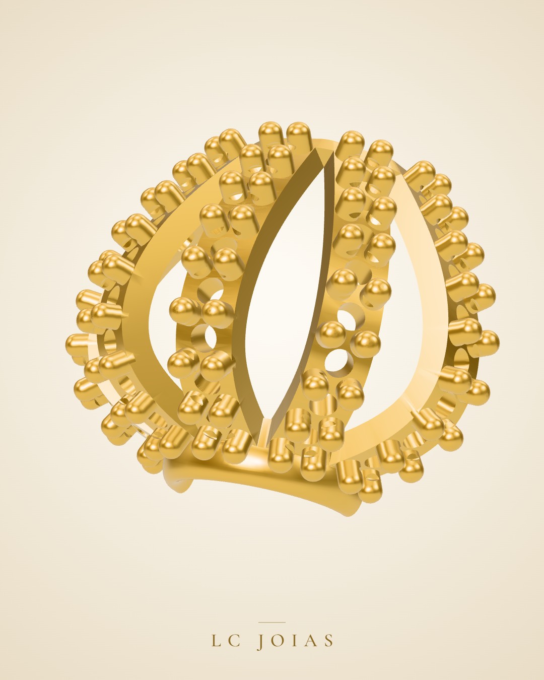 Berloque 1104 z ber b 2 em ouro