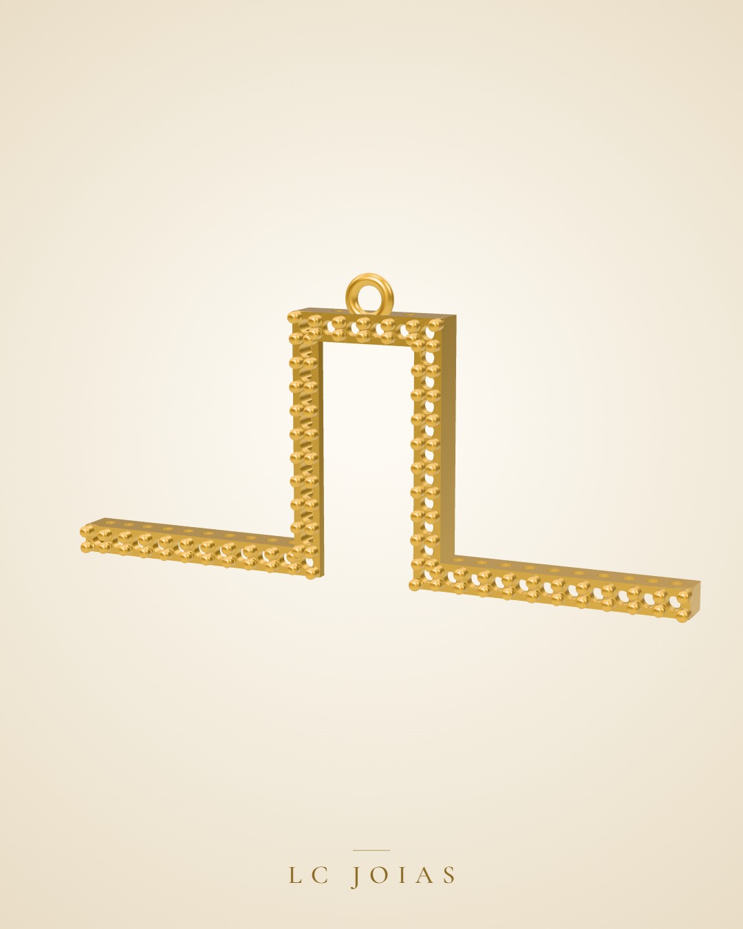 Pingente 8401 pg em ouro