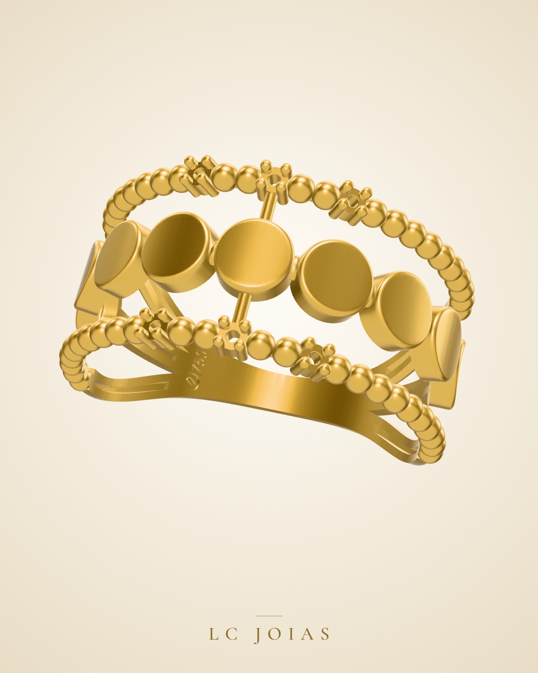 Anel 1805 an em ouro