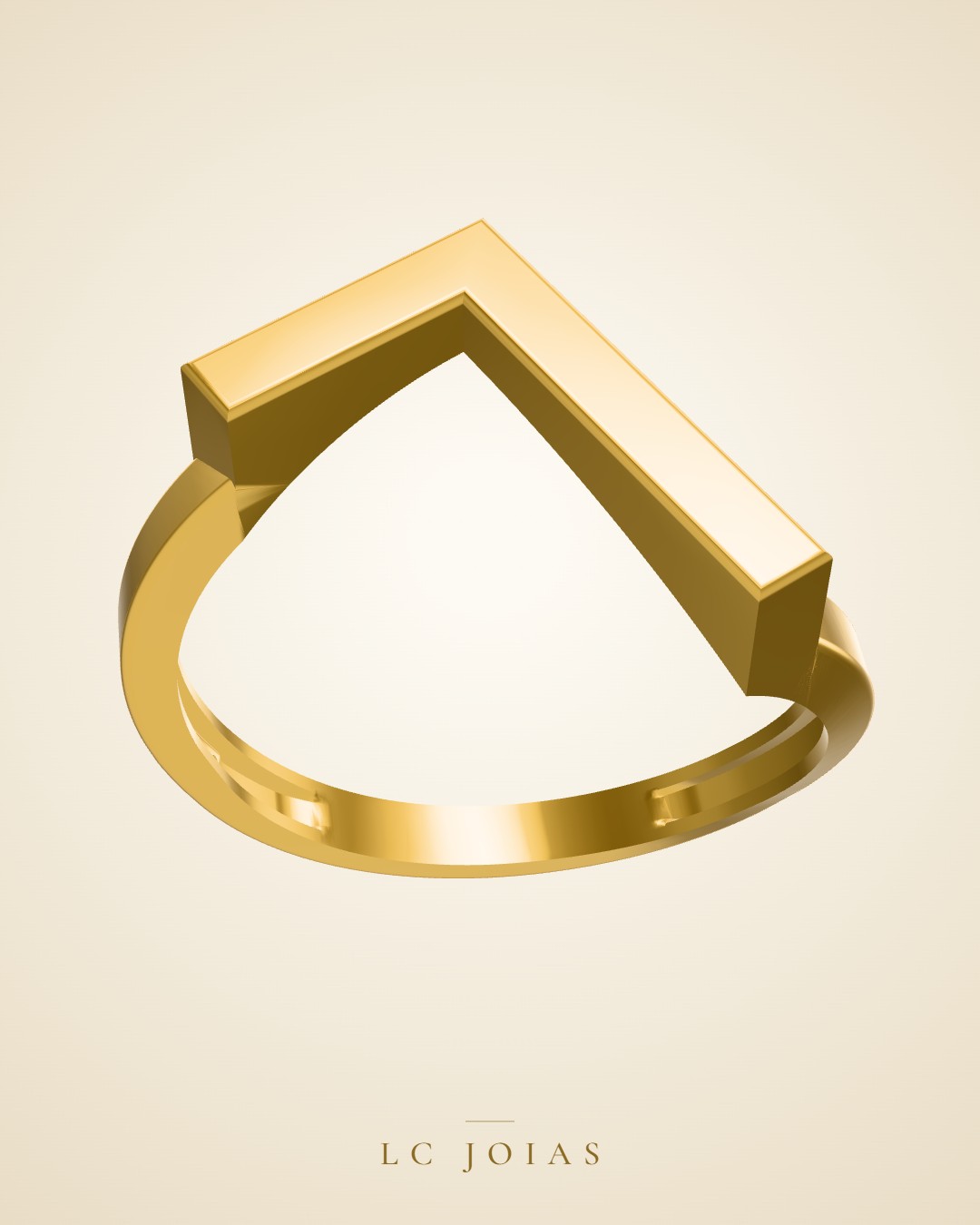Anel 1403 z an em ouro