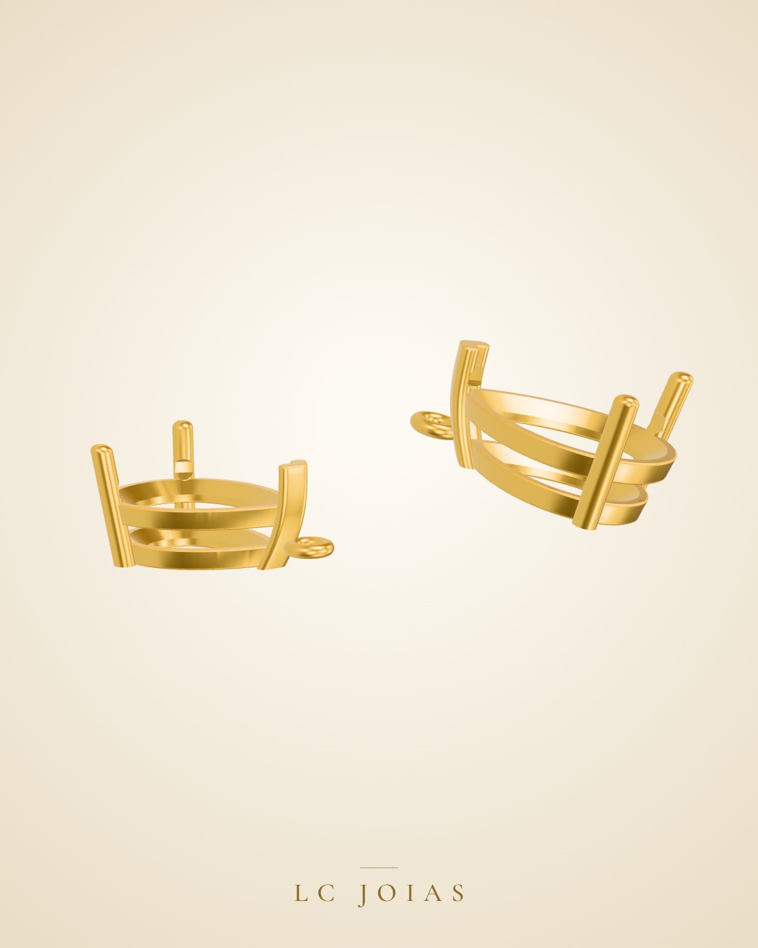 Brinco 8051 br gota em ouro