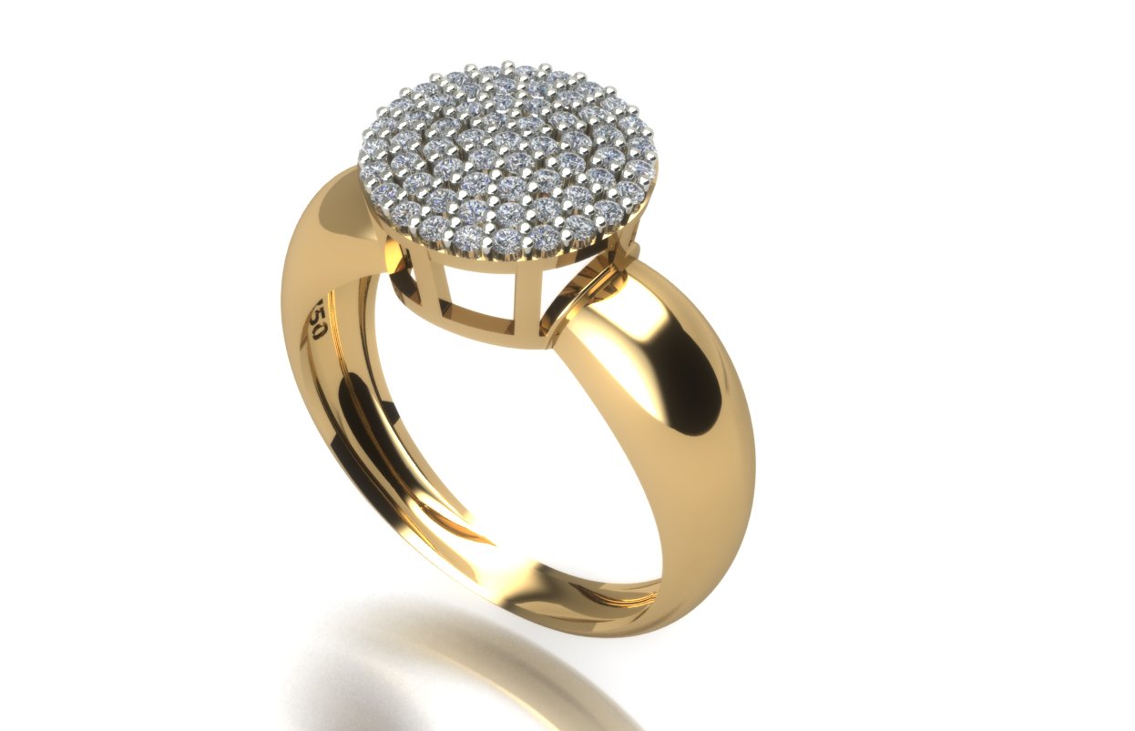Anel 520 an em ouro