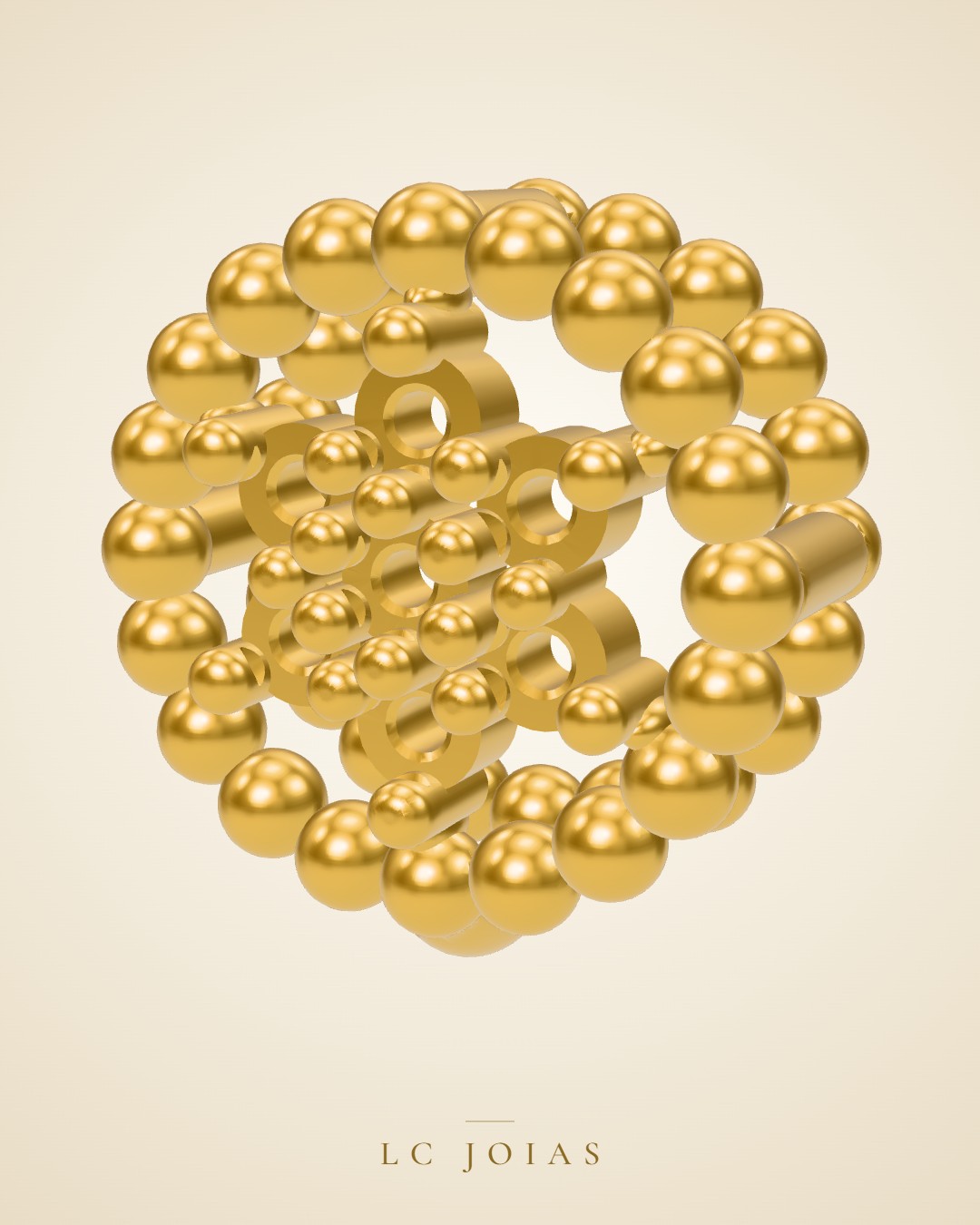 Pingente 7909 pg em ouro