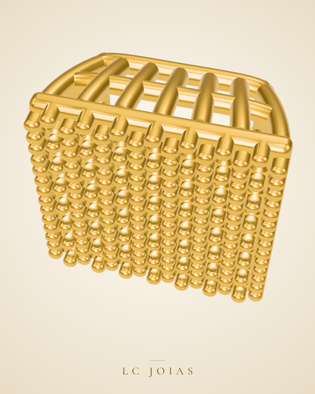 Anel 7062 aplique anel em ouro