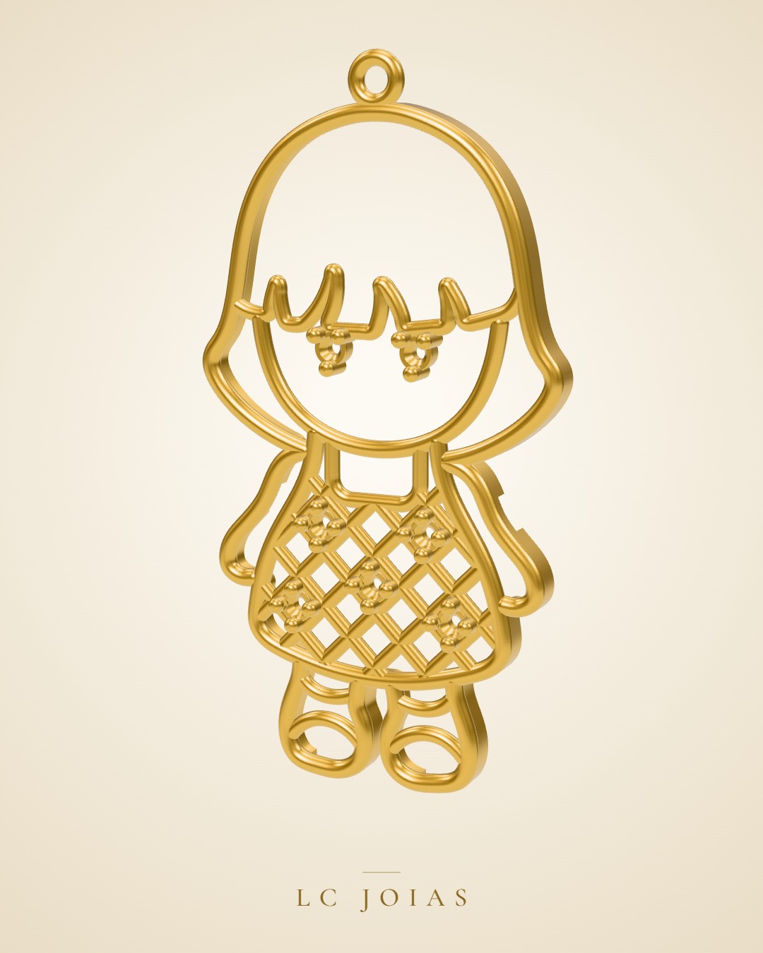 Pingente 7219 pg em ouro