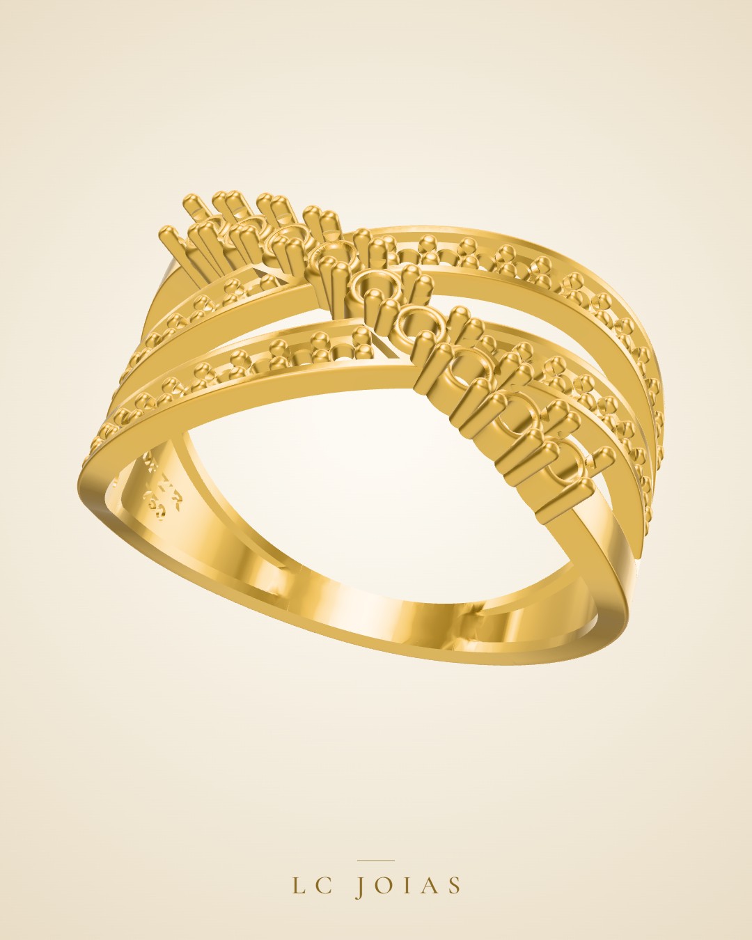 Anel 306 an conserto em ouro