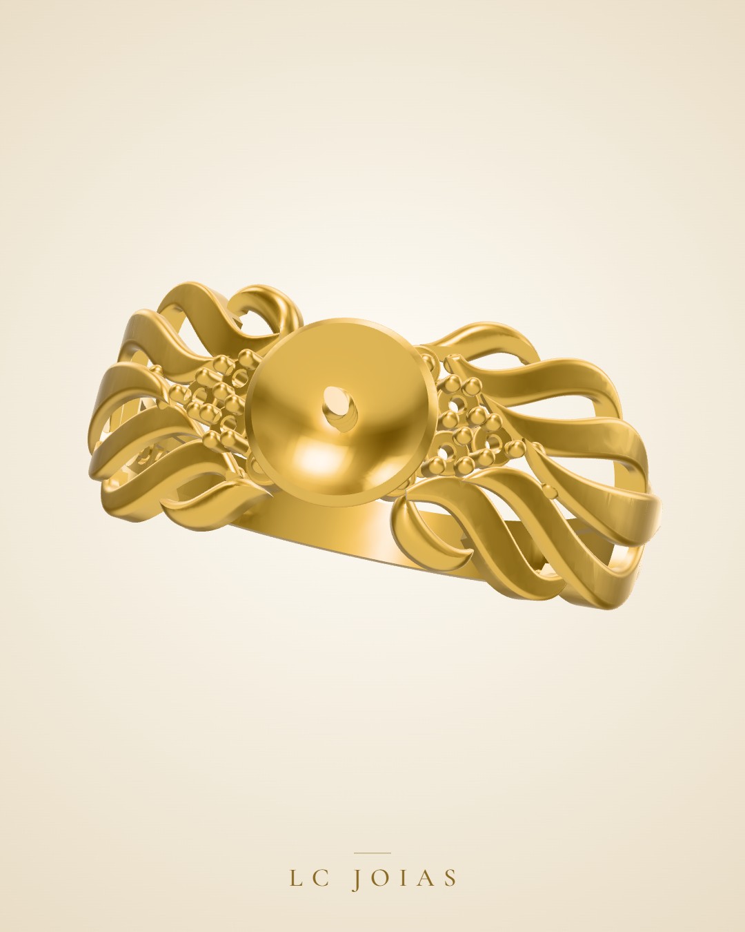Anel 7743 an em ouro