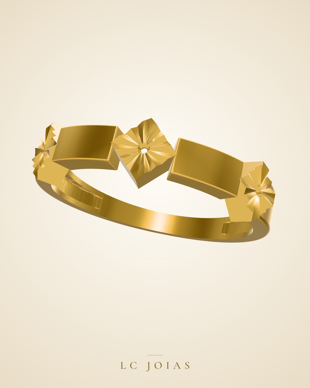 Anel 1002 an em ouro